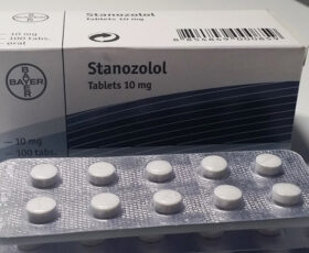 caixa do esteroide anabolizante stanozolol em comprimidos de 10mg