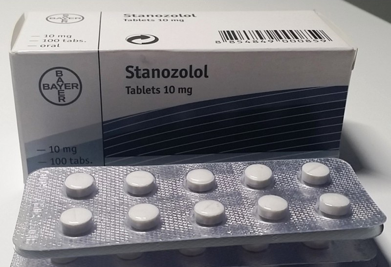 caixa do esteroide anabolizante stanozolol em comprimidos de 10mg