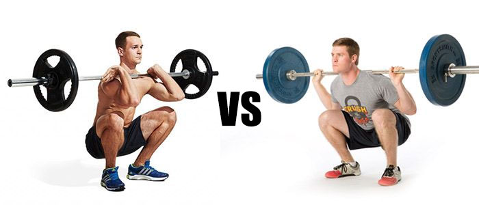 Back squat e front squat: as diferenças entre os agachamentos