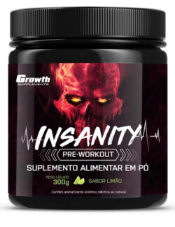 pote do suplemento insanity da growth supplements considera o melhor pré-treino atual no Brasil